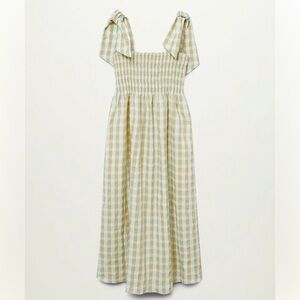 Mango Vichy Check Dress